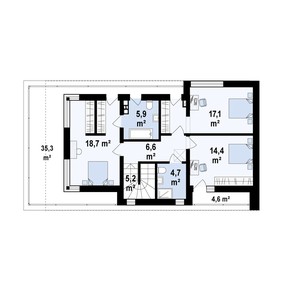 foto Nový RD 4kk/2G na pozemku 850m² Velké Přílepy