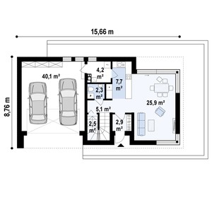 foto Nový RD 4kk/2G na pozemku 850m² Velké Přílepy