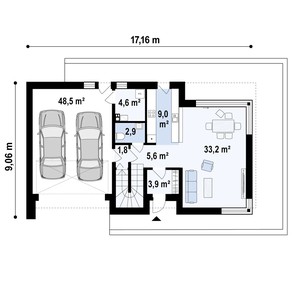 foto Nový RD 4kk/2G na pozemku 880m² Velké Přílepy